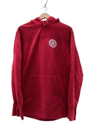Supreme Disrupt Hooded Sweatshirt, XL, Cotton, Red, 15SS Used