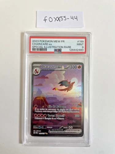 Dracaufeu ex 199/165 PSA 9 FRENCH FRANCAIS CHARIZARD