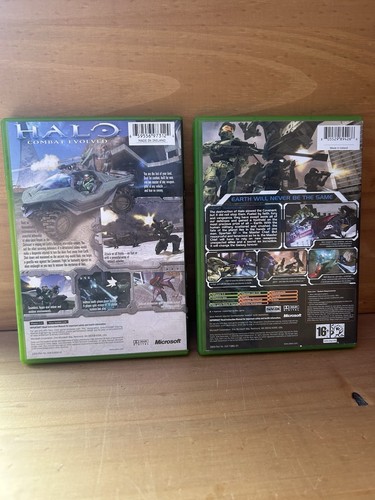 Halo Combat Evolved & Halo 2 - Microsoft Xbox Original - Complete With Manuals - Picture 3 of 5