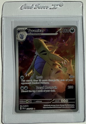 Tyranitar 222/193 SV02 Paldea Evolved IR Full Art Holo EN 180HP