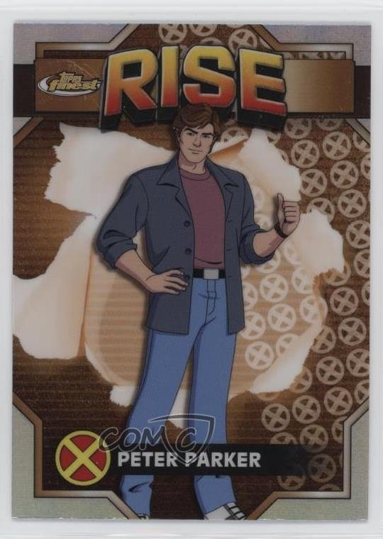 2025 Topps Finest X-Men '97 Common Bronze Refractor Peter Parker #19 16to