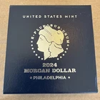 2024 (P) Morgan Silver Dollar Uncirculated Coin - 24XE - OGP & COA
