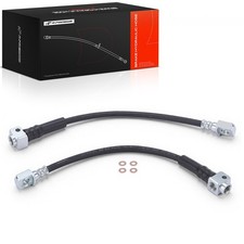 A-premium 2x Rear Brake Hydraulic Hose For Chevrolet Trailblazer Gmc Isuzu Saab