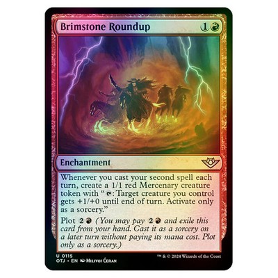 Magic The Gathering Outlaws of Thunder Junction Schwefel Roundup 0115 (Folie)