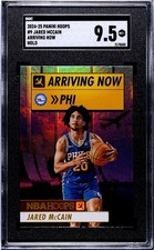 2024-25 Panini Nba Hoops - Arriving Now Jared McCain #9 Holo (RC)