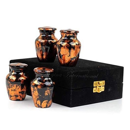 Small Mini Keepsake Handheld Urns | Cremation Memorial Urn for Ashes Remains