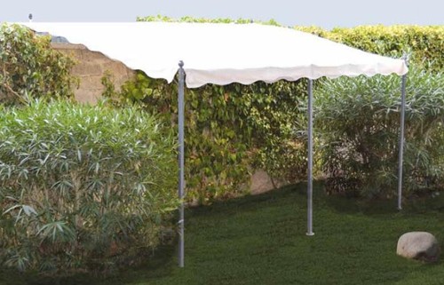 GAZEBO IN METALLO DA APPOGGIO A PARETE MINORCA MT. 3X4 GAZEBI ARREDO GIARDINO - Foto 1 di 1