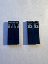 Lego Docto Who Police Box Tiles X2  2x4 87079pb0252 From Set 71204