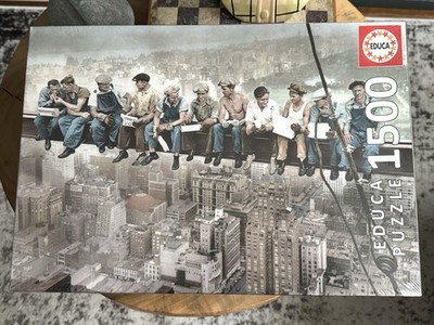 EDUCA 1500 Piece Fix Puzzle w glue Breakfast In New York 85x60 High Quality EU