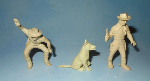 Vintage 1950s Marx Roy Rogers Play Set 60mm Character Figures