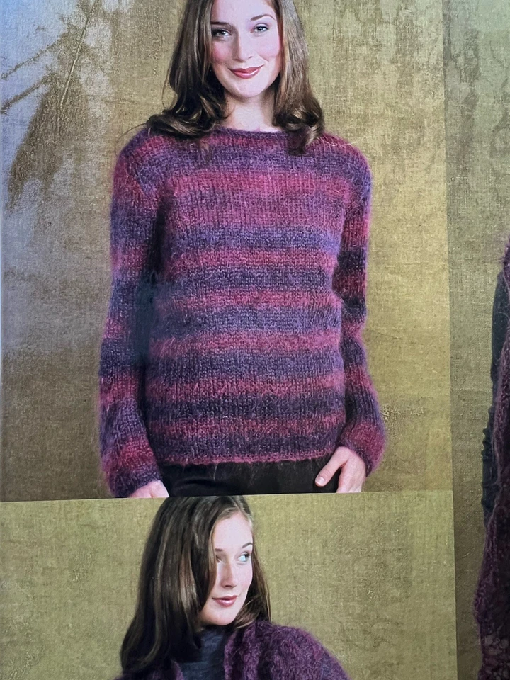 Fushion Yarn Single Knitting Pattern: By Norah Gaughan To Knit Pullover& shawl - Image 3 of 4