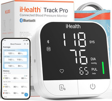 iHealth Track Pro Upper Arm Blood Pressure Monitor, Full-View LED Screen, Body