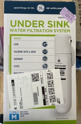 GE Under Sink Single Stage High Flow Water Filtration System GXK140TNN