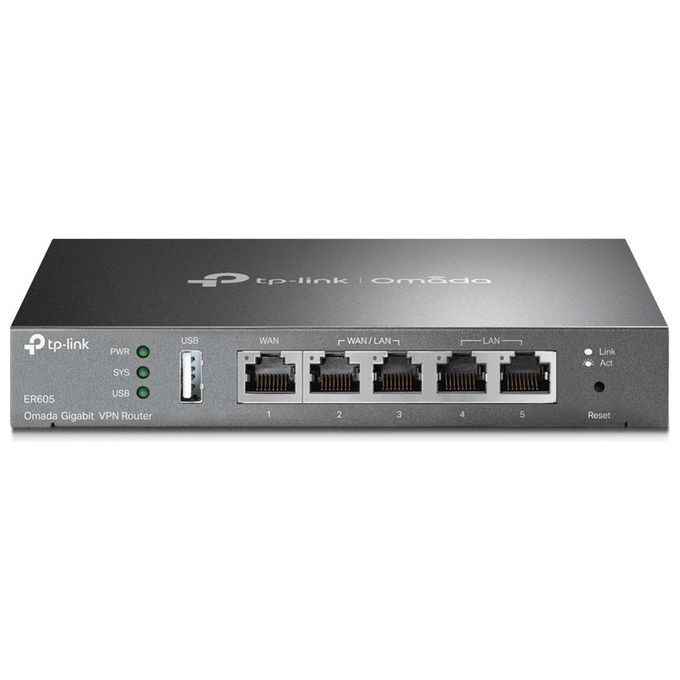 Router VPN Professionale TP-Link Omada ER605 - Gigabit Ethernet Nero