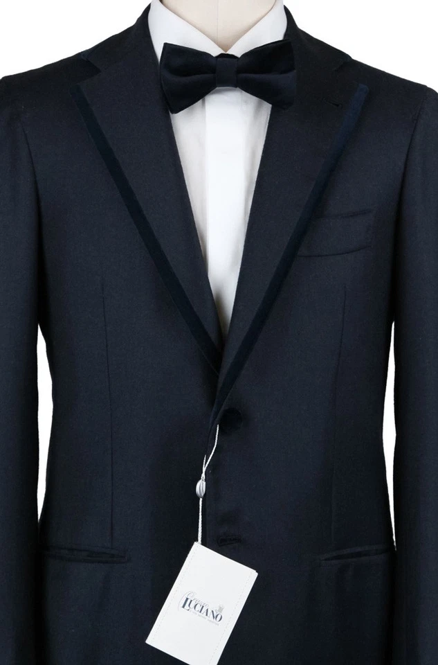Orazio Luciano Navy Blue Wool Tuxedo -  38/48 - (S111166) - Image 2 of 4