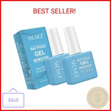 Gel Nail Polish Remover, (2pcs) Gel Polish Remover for Nails, No Need for Foil, 