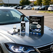 Automotive Headlight Restoration Kit For Oxidized Hazy Yellowed Lens Repair