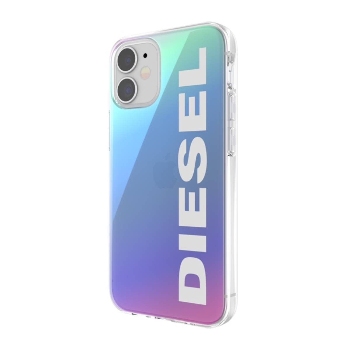 Coque iPhone 12 Mini Diesel holographique multicolore antichoc pour smartphone