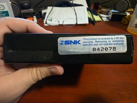 Neo Geo MVS Mutation Nation Authentic Cart + Warranty Seal Tested