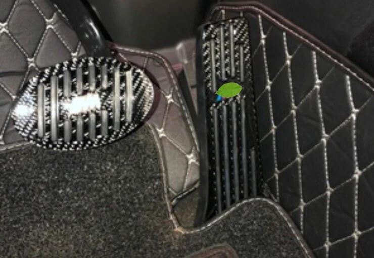 Крышка педали акселератора тормоза из настоящего углеродного волокна для BMW X1 F48 2016-2021 - Изображение 2 из 4