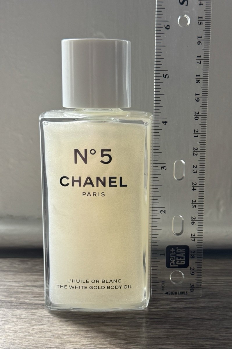 CHANEL N°5 “The White Gold Body Oil” 8.4 fl oz (250mL) bottle *New