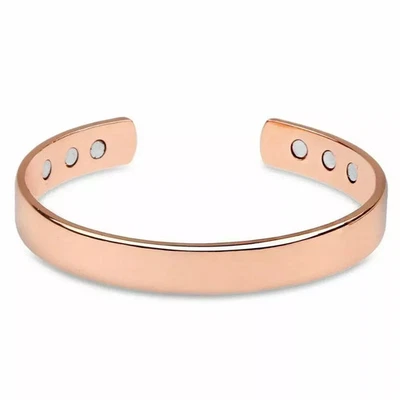 EBUYERFIX Pure Copper Bracelet Magnetic Healing Bio Therapy Arthritis Pain Relief Bangle