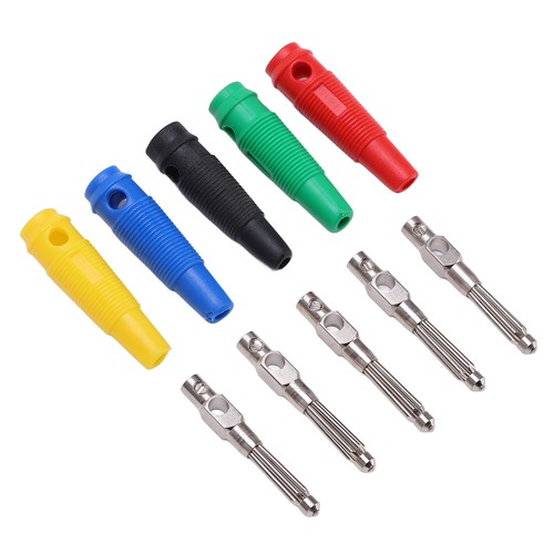 10Pack 4mm 7 Pin Banana Plug 1000V 32A Stackable Banana Plug Male Connector - Picture 13 of 24