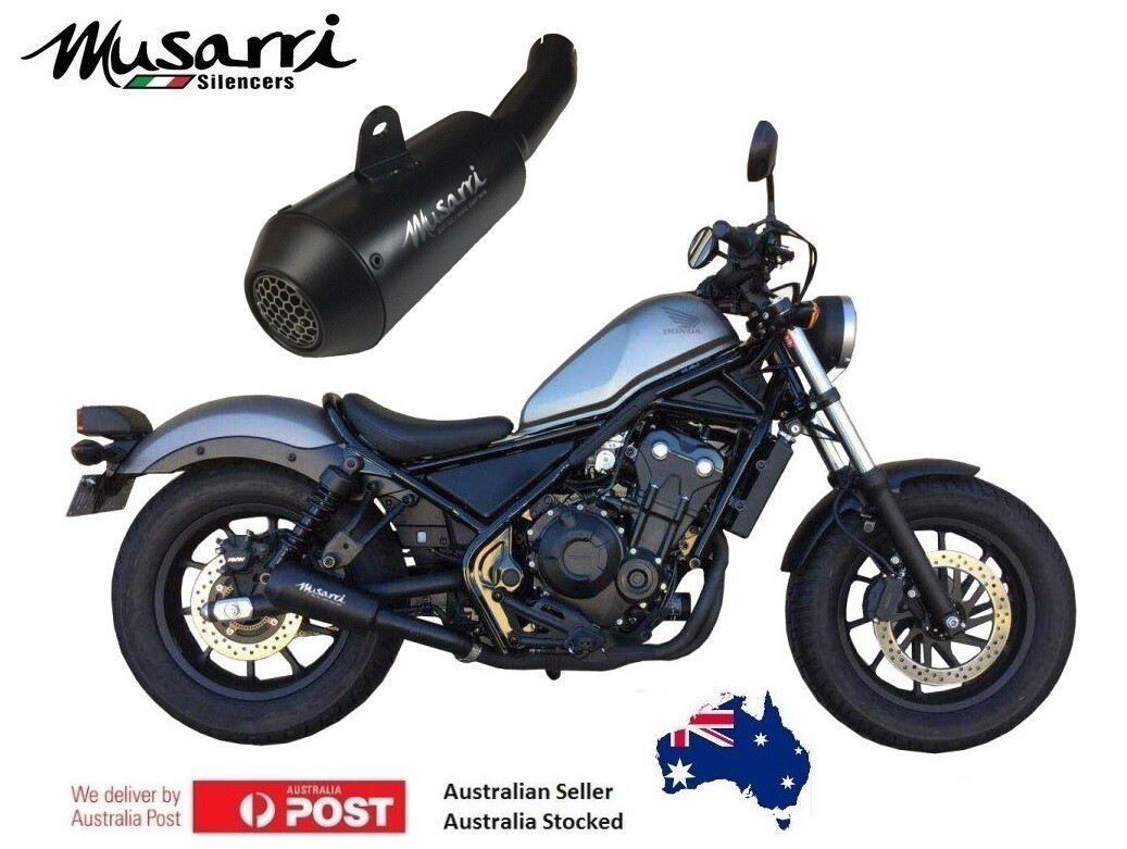 Honda CMX 300 REBEL 2021 - 2025 Musarri GP Street Series Slip-on Exhaust
