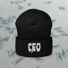 CEO Cuffed Beanie Streetwear Fashion