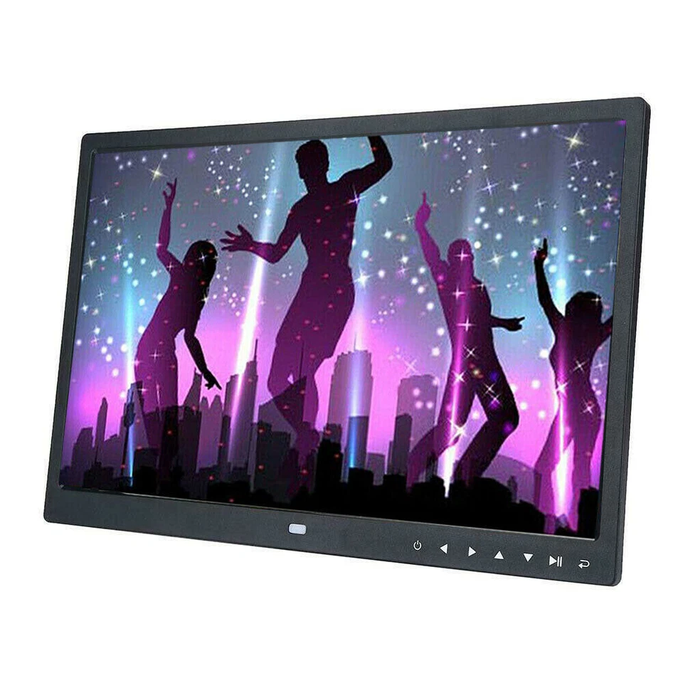 15 inch HD LED Digital Photo Frame Remote Control Clock Picture Movie MP4 Player - Image 4 of 4