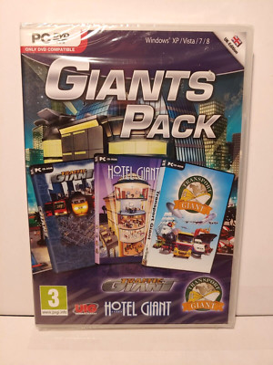 Hotel Giant Traffic Giant Transport Giant PC DVD ROM  Games UK Edition