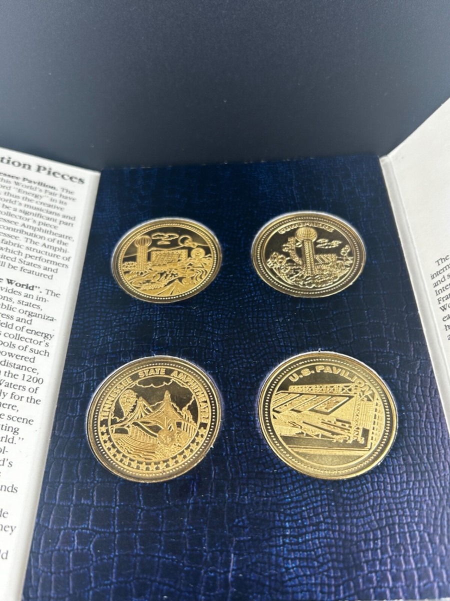 THE 1982 world's fair コレクターズセット 金メダル4枚 THE 1982 world's fair コレクターズセット 金メダル4枚 1982