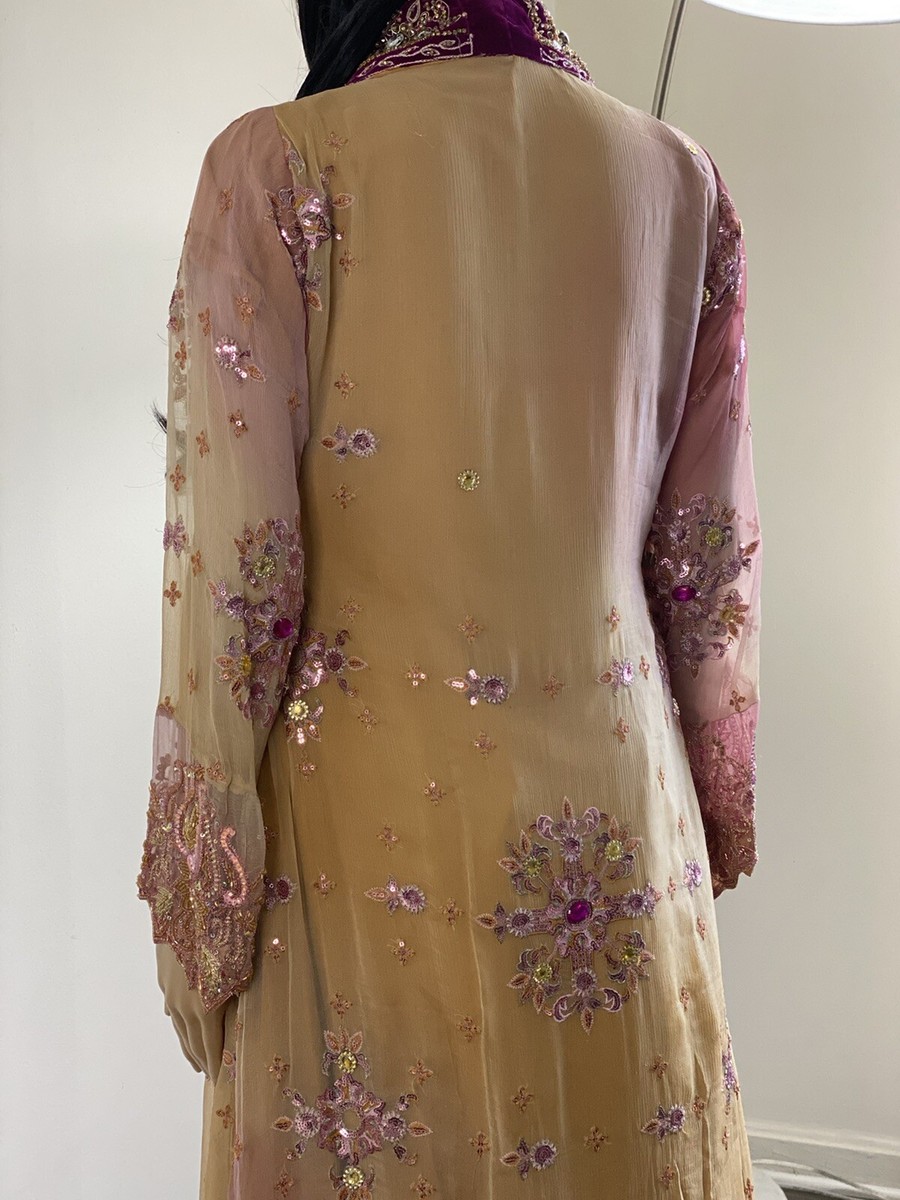 white christmas dresses Irzah – Pakistani Embroidered Silk Outfit for Formal Functions with Ne –  Pakistani Moda main image 1