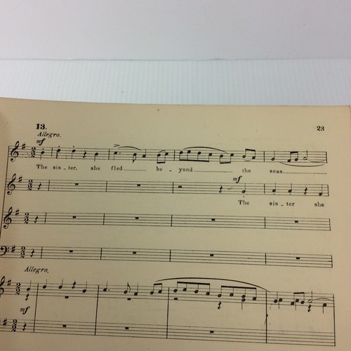 Choral Variations Upon English Folk Songs Rutland Boughton Op 23 Music Book 1907 - Picture 9 of 12