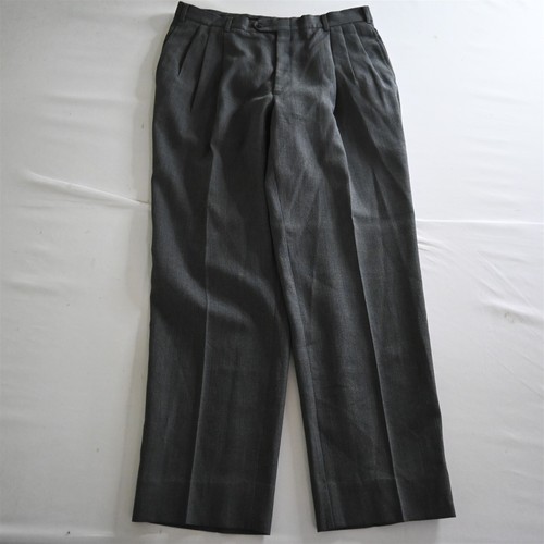 Vtg USA Made 42R 34x32 Gray Stripe Old Money Boxy Mens Jacket Pants Suit - Picture 8 of 24