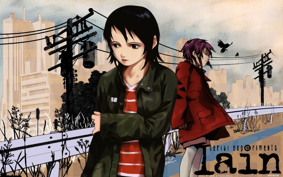 Serial Experiments Lain Poster Yoshitoshi ABe Layer:08 Lain Serial Experiments Lain Poster Yoshitoshi ABe Layer:08 Lain