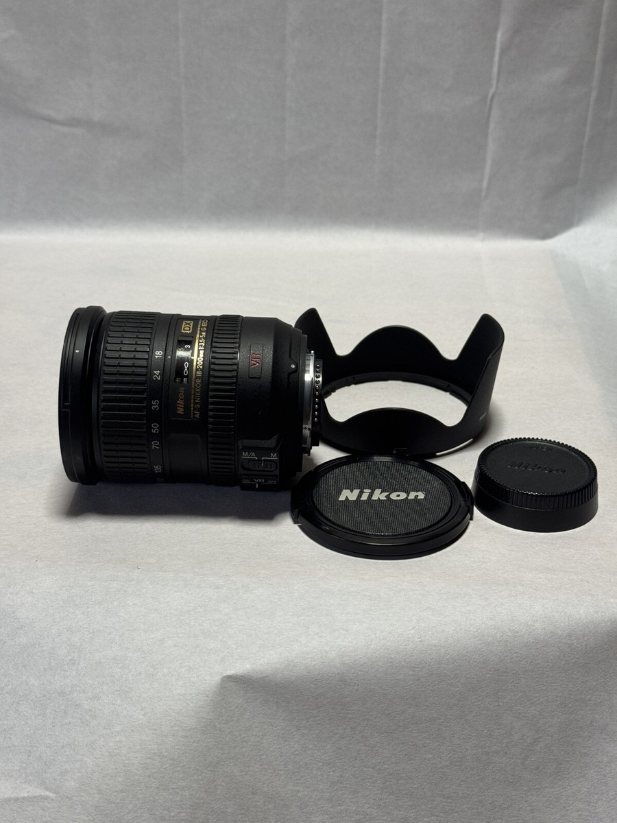 Nikon AF-S DX NIKKOR 18-200mm f/3.5-5.6G ED VR 182080219258| eBay