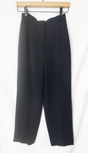 black tapered work trousers