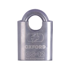 OXFORD CS12 Marine 304 Stainless Steel Padlock 60mm - 5 yr warranty