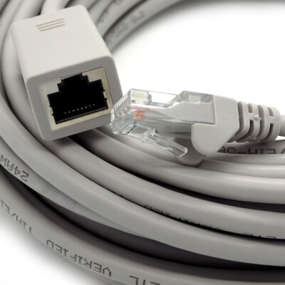 Ethernet Verlängerungskabel Cat6 Cat5e Netzwerk RJ45 Verlängerungskabel Stecker - Buchse Posten