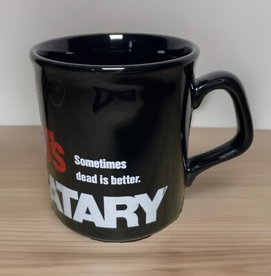 Made In England schwarze Tasse Stephen King s Pet Sematary Sometimes Dead Is Better