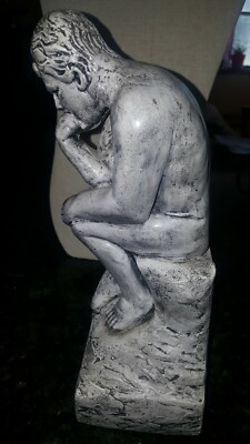 Naar Auguste Rodin - Beeld, De Denker - 31 cm - Zinklegering - online