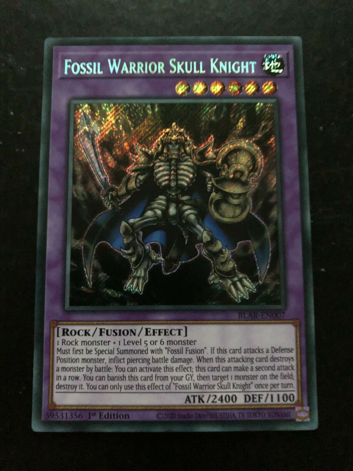 Fossil Warrior Skull Knight, Card Details