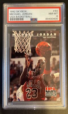 1992 SKYBOX MICHAEL JORDAN PSA8 ジョーダン Michael Jordan 1992 Skybox USA Basketball #44 Bulls PSA 8 | eBay