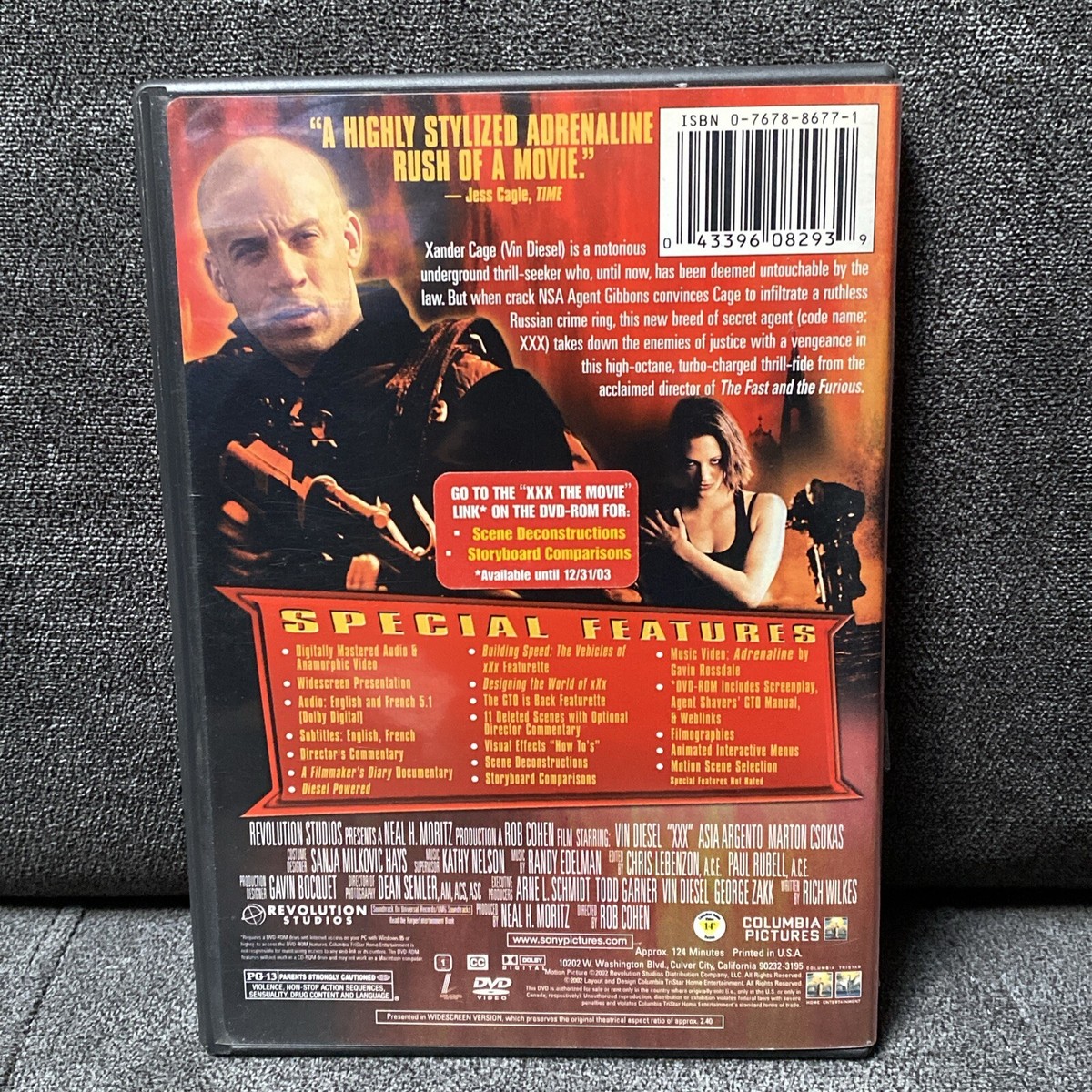 XXX (DVD, 2002) Widescreen Special Edition 43396082939| eBay