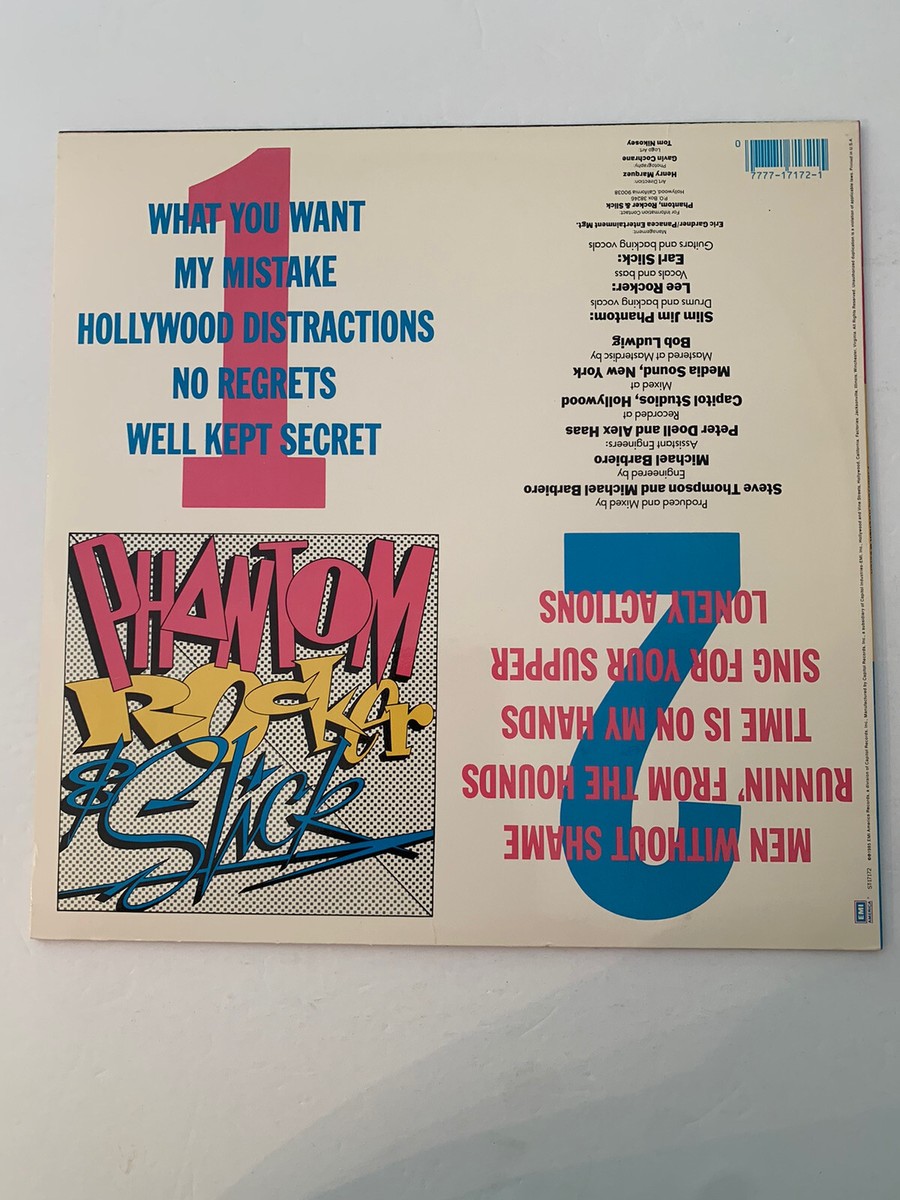 洋楽 PHANTOM ROCKERS Phantom Rocker And Slick 1985 Phantom Rocker And Slick Nm Vinyl