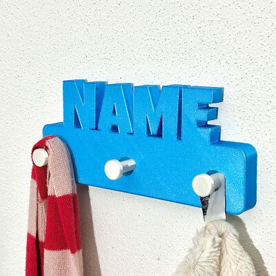 Kindergarderobe persönlich Name Kinder Deko Geschenk individuell Weihnachten