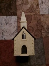o scale plasticville church built up