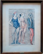 Francesco Messina "le ballerine" cm.20x30 firmato  perfette condizioni