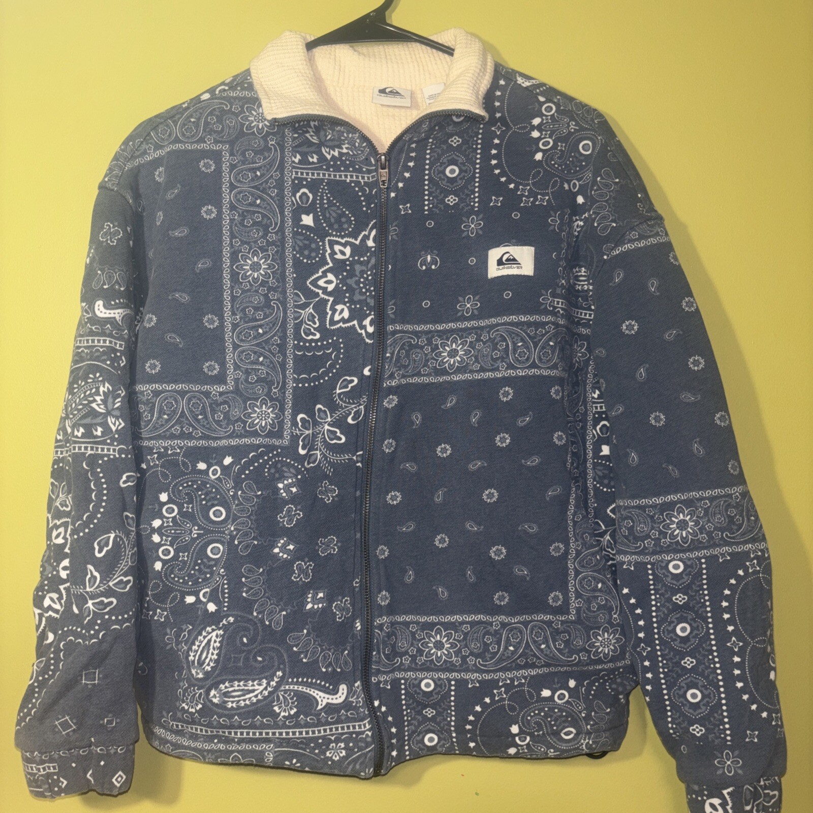 Quiksilver Womens Organic Light Shade Fleece Lined Zip Jacket XS